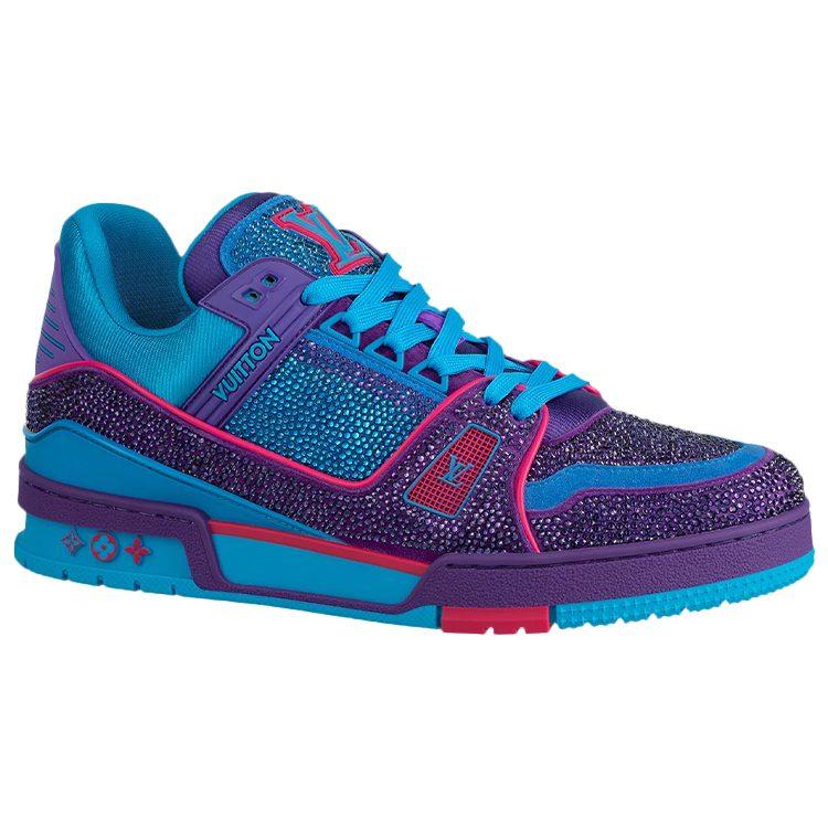 Louis Vuitton Trainers 'Blue Purple With Crystals' 1A9JWH