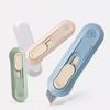 1pcs Portable Mini Paper Cutter Quality Artwork Knife Automatic Rebound Box Opener Pocket Cutter For Office School Home Supplies