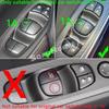 LHD Car Electric Power Window Lifter Control Button With Orange LED Backlight Switch 25401-6LA0A For Nissan Sentra -2025