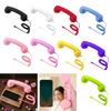 Retro Lines Phone Handset Multifunctional Landline Receiver Wired with Type C Interface for Analog Phones and Computers