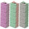 1/12pcs Cleaning Rags Thickened Coral Fleece Dish Towels Household Absorbent Non-shedding Dishwashing Cloth Kitchen Supplies