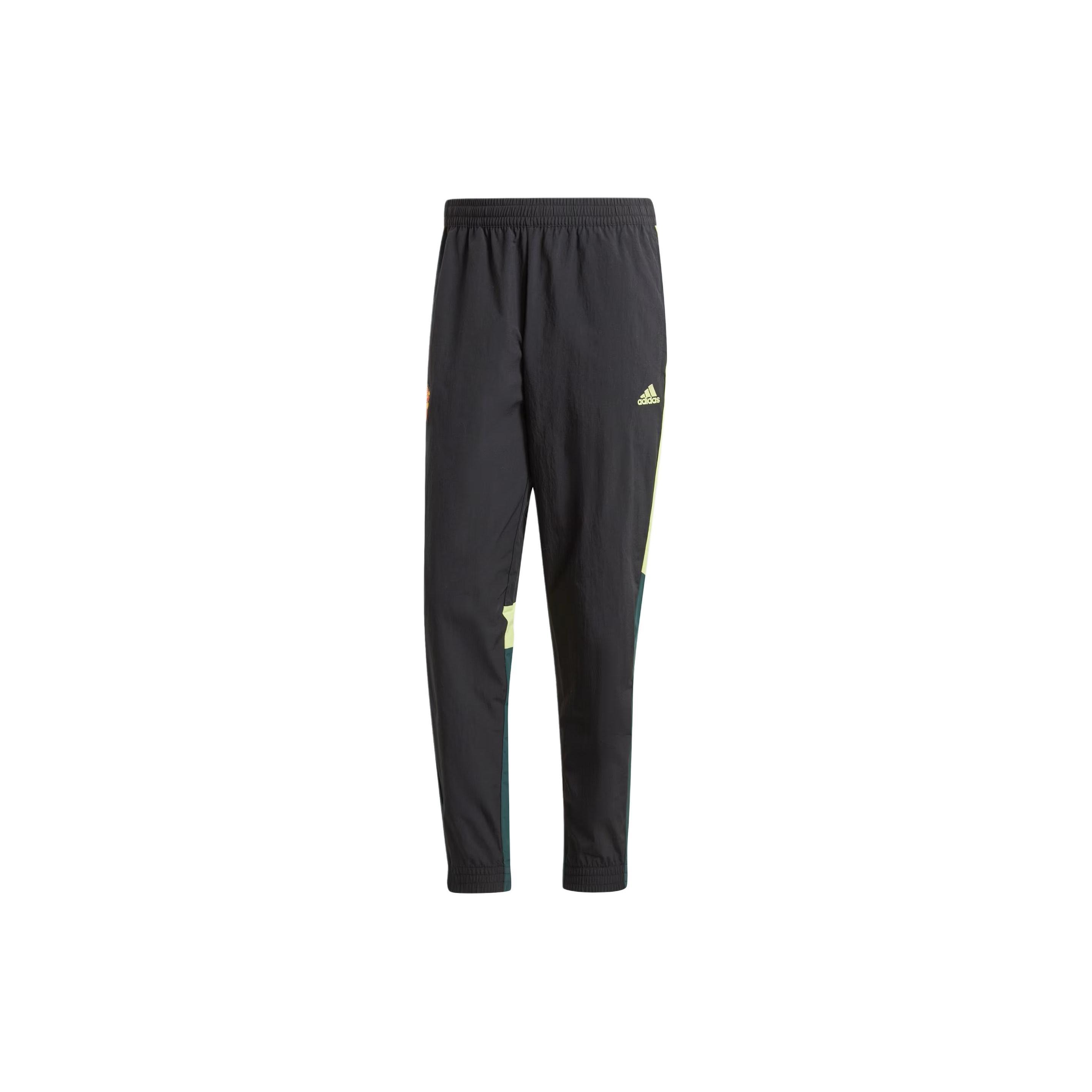Adidas Манчестер Юнайтед Тканые спортивные штаны Тканые спортивные штаны Мужские Черные IP9191 M