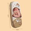 3D Stereo Cute Capybara Pencil Case Drop Resistant Waterproof Student School Supplies Storage Box Hard Shell Decompression Case