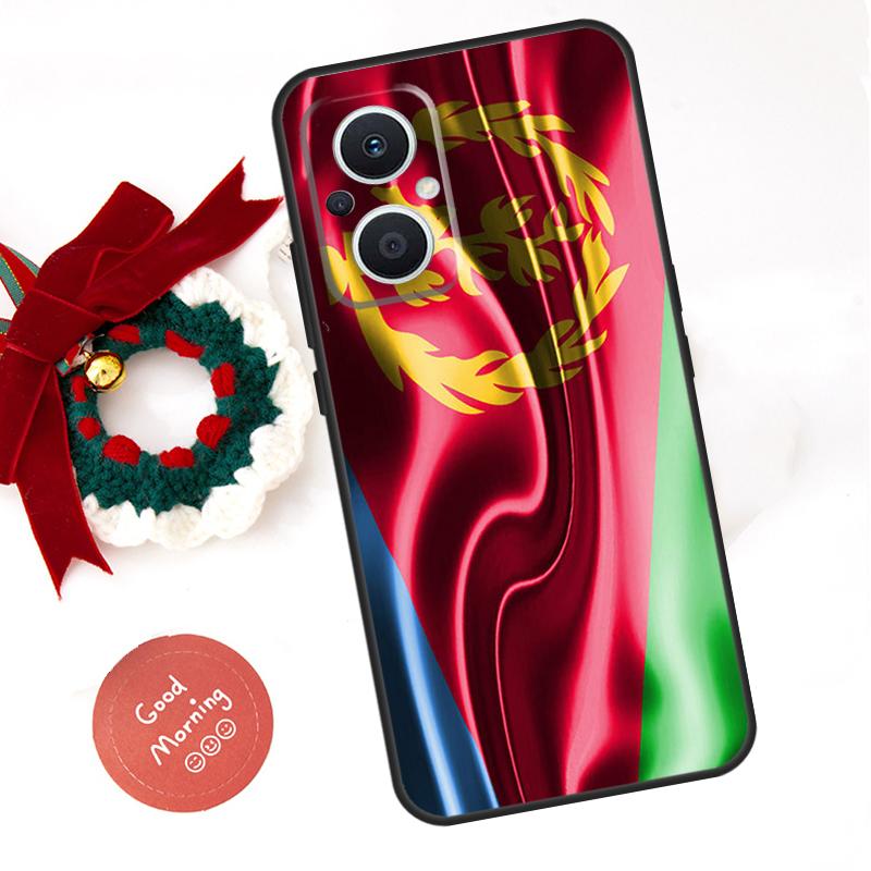 Eritrea Flag Funda For OPPO Reno 10 11 12 13 14 Pro 11F 12F 13F 14F 7 8 Lite OPPO Find X8 X6 X9 Pro Case