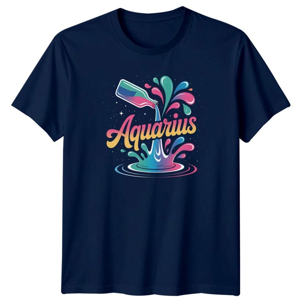 Aquarius TShirt Zodiac Signs Astrology Birthday Gift For Him And Her
