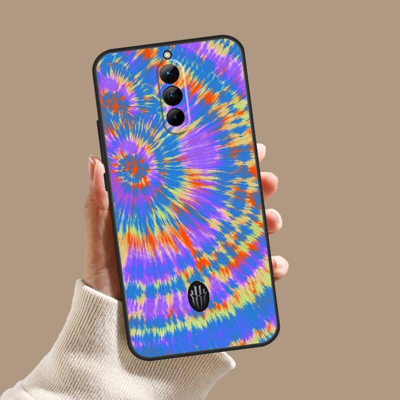 Rainbow Spiral Tie Dye Case For ZTE Nubia Red Magic 10 10S 9S 8S 8 9 11 Pro Plus 6 7 6S 7S Pro 5G 6R 10 Air Cover