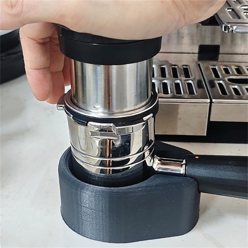 Ergonomic Coffee Handle Tamper Base With Anti Slip Design for Enhanced Espresso Extraction Stability