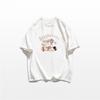 American cartoon cotton short-sleeved T-shirt women's summer new loose fat mm large size student half-sleeved top ins