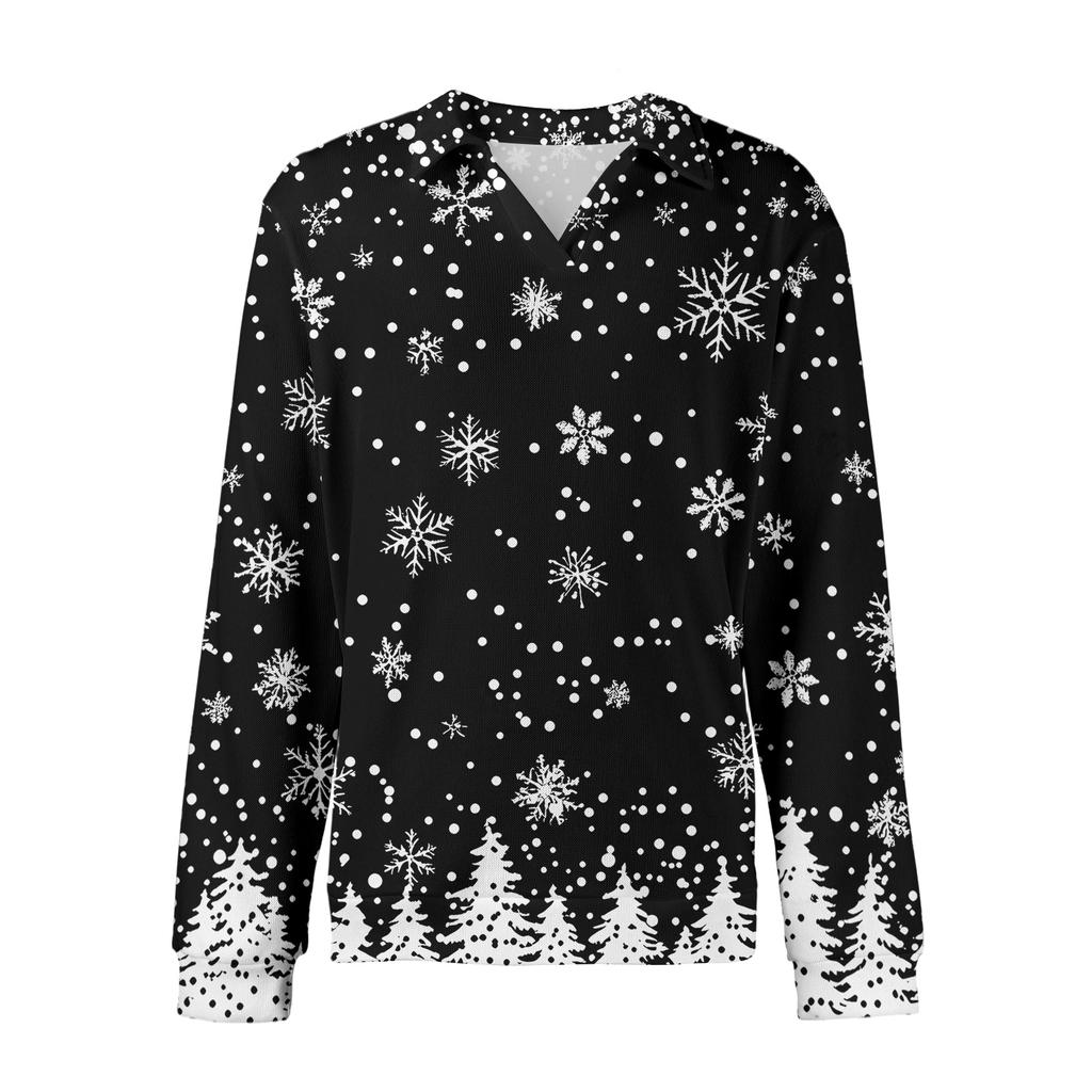 Men's Casual Collared Long-Sleeve Knit Base Layer Top