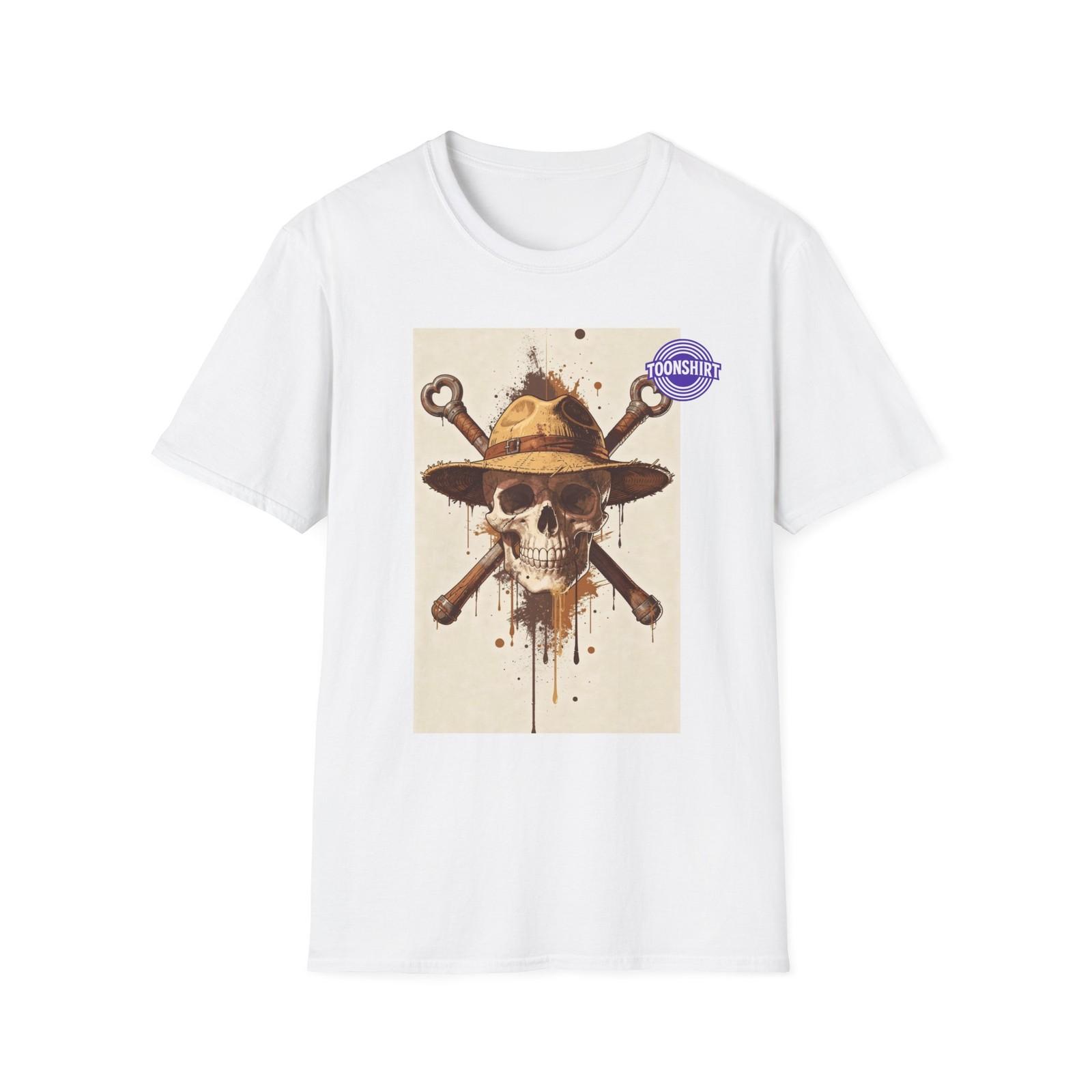 Vintage Pirate Skull Graphic T-Shirt S