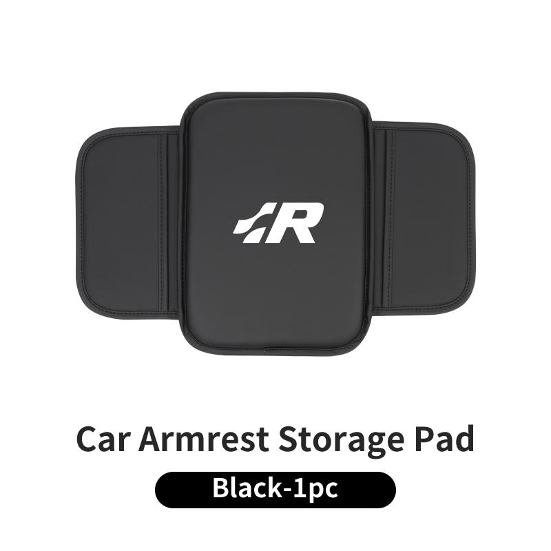 W128W127Car Center Console Protector Cover Armrest Box Cushion With Storage Function For Volkswagen Scirocco Jetta Beetle Tiguan Sharan