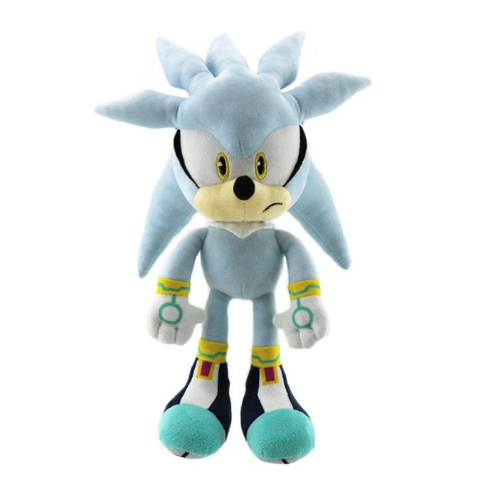 - New Machine Metal Sonic Plush Toy Doll children's toy doll 30cm soft plush toy high quality with knuckles and birthday Gift