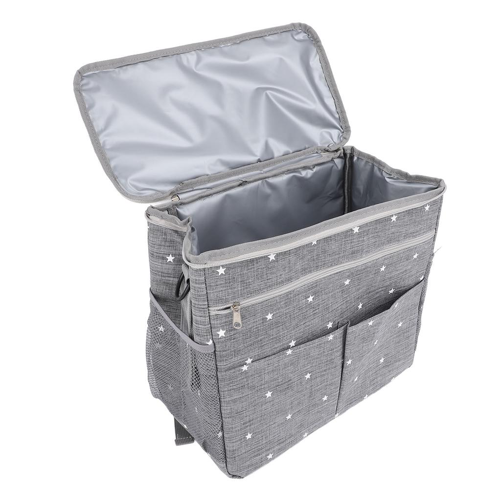 Baby Stroller Bag Water Resistant Baby Diaper Bag Multifunctional Large Capacity Stroller Caddy Orga