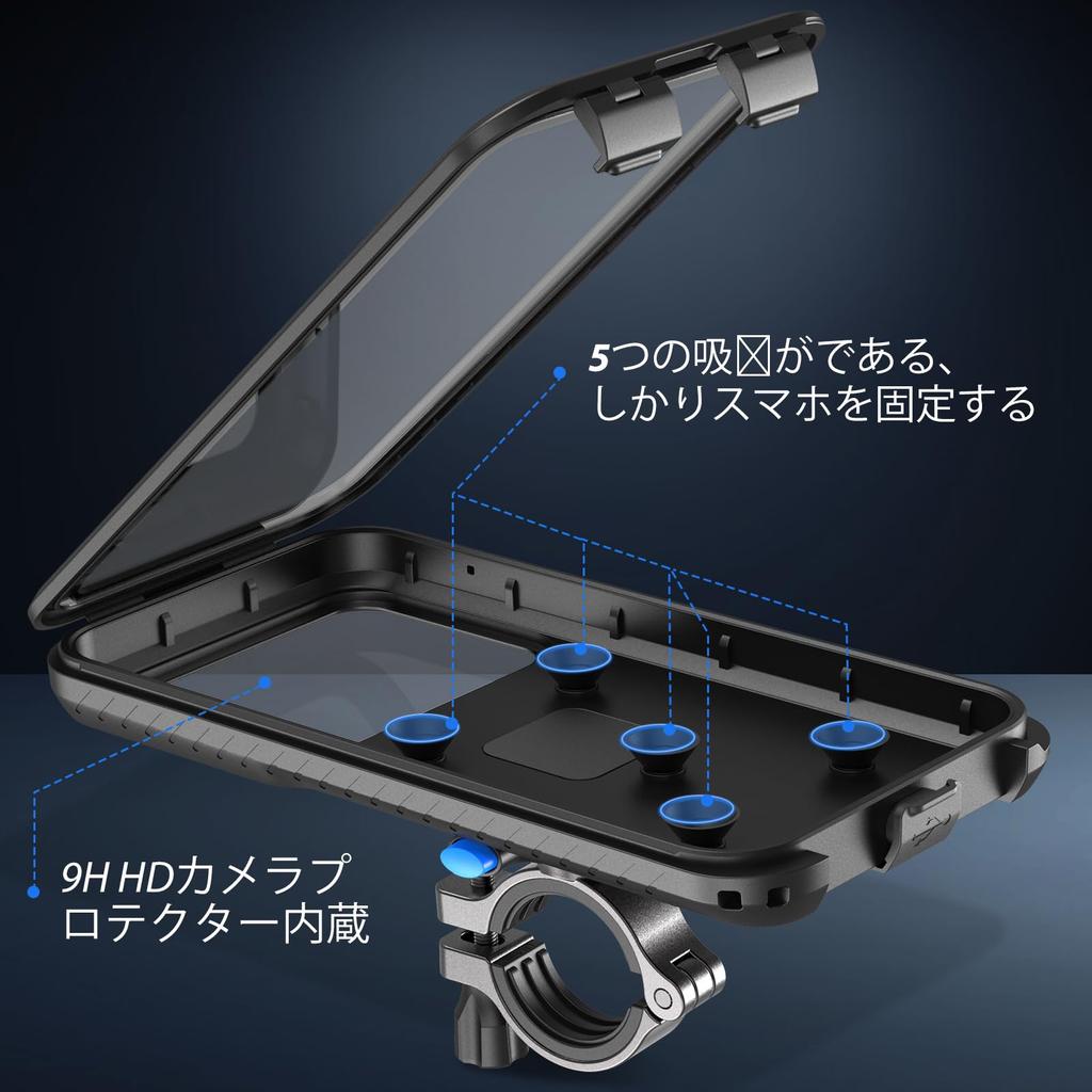 SPORTLINK Bicycle Smartphone for Motorcycles and GPS High Strong Easy Compatible with iPhone Pro and Multiple Models Holder, Waterproof, Smartphones,