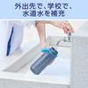 BRITA Portable Water Bottle with Active Blue Micro-Disc Filters, 600ml, Includes 3 Filters [Official Japanese Product]