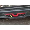 Rear Light Lamp Decoration Cover Trim 1PCS For Ford Mustang 2015- Bright Red