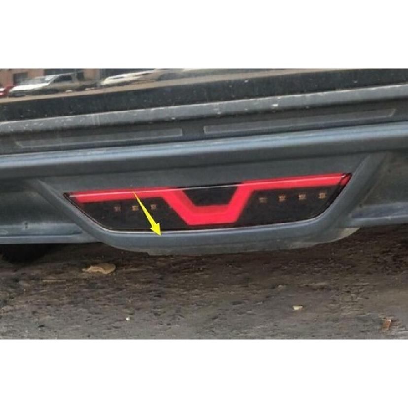 Rear Light Lamp Decoration Cover Trim 1PCS For Ford Mustang 2015- Bright Red