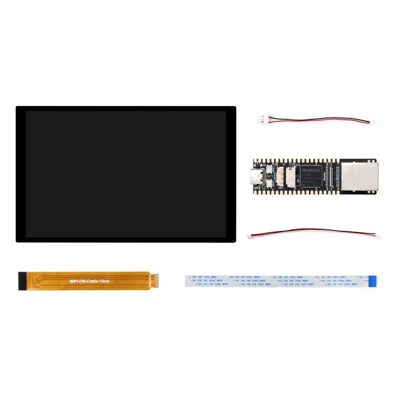 Luckfox Lyra Plus LCD Kit A,10.1-DSI-TOUCH-A, Integrates Triple-core ARM Cortex-A7,Cortex-M0 Processors, With Ethernet Port
