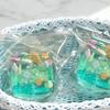 3D Cube Squeeze Toy Stress Anxiety Relief Clear Ocean Shell Cube Sensory Toy Portable Soft TPR Cube Pinch Toy Party Favors