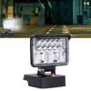 LED Work Light ABS Lithium Battery Night Security Flood Lamp 18V for Indoor Outdoor