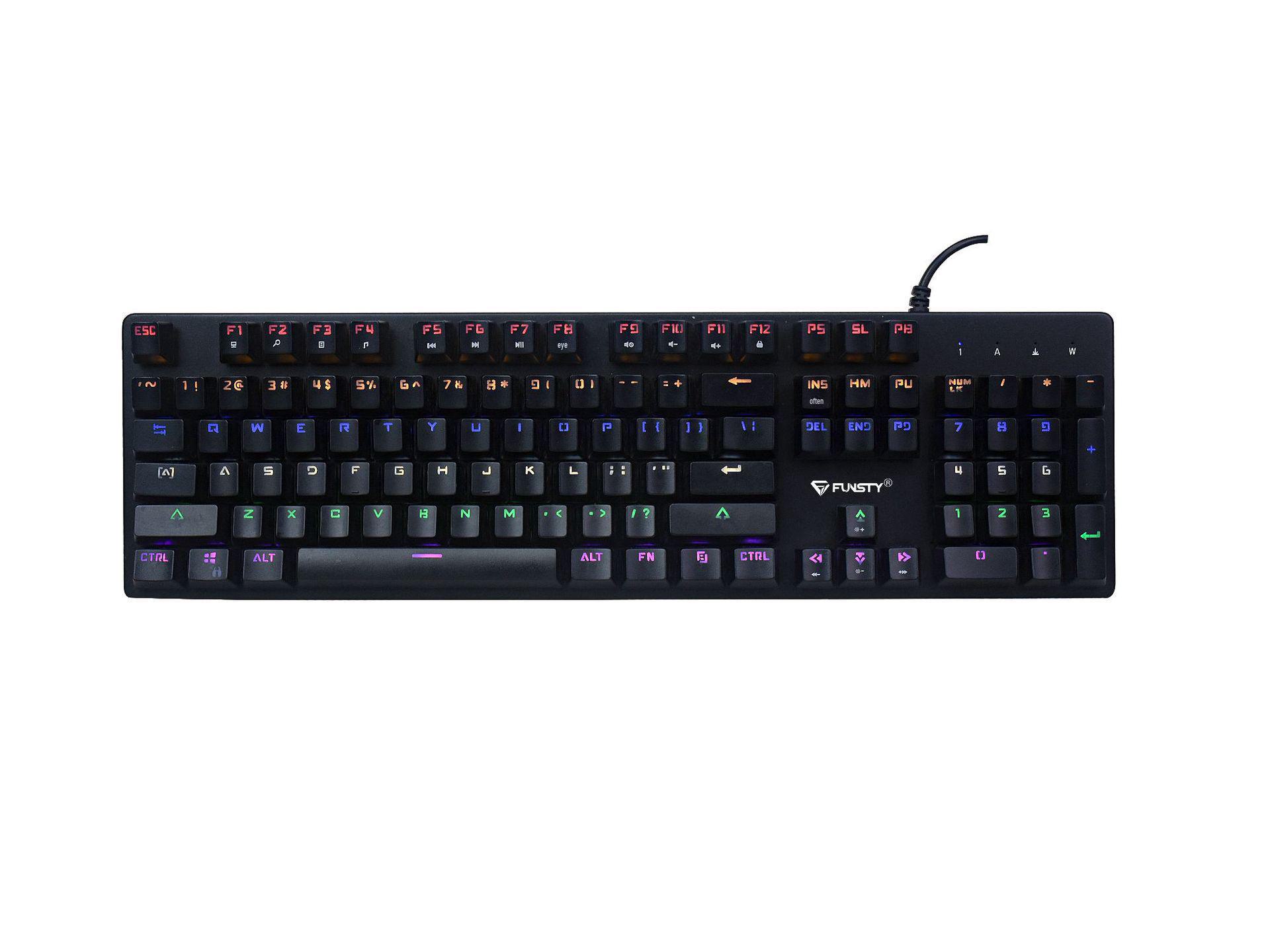 

Механическая клавиатура K919 Iron Panel с подсветкой Ice Blue чёрный