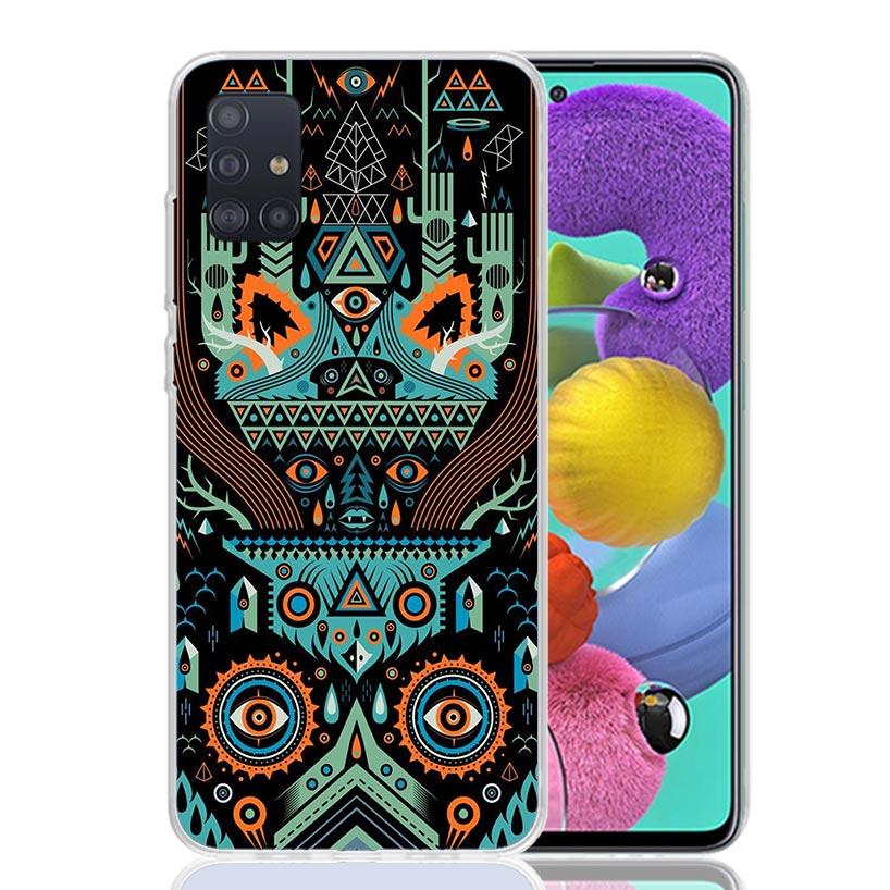 

Mayan Stone Totem Pole Phone Case for Samsung Galaxy A52 A51 A50S A12 A22 A32 A72 A10S A30S A31 A71 Note 20 Ultra 10 Plus S10 Ga Samsung A50S