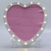 LED Lighted Heart Shaped Message Board with Stand Birthday Housewarmings Gift