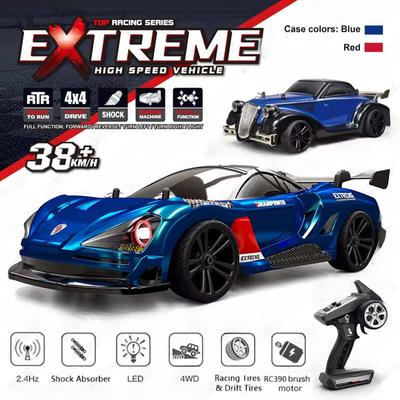 New RC Drift Car High Speed with Sound and Light 50KM/H Remote Control Drift Racing Electric Off-road Vehicle Flat Running Children's Toys Boys Gift