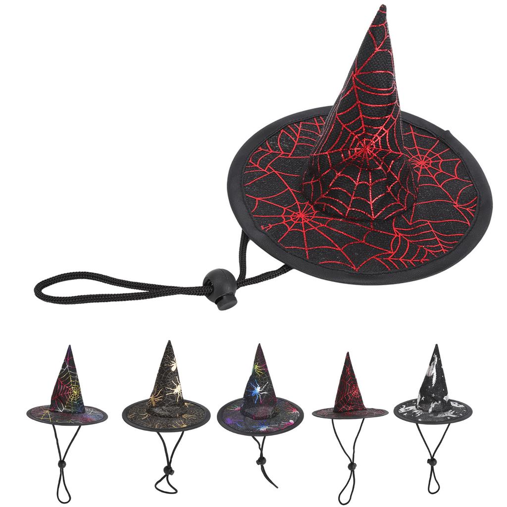 Halloween Small Dogs Hats Steel Ring Design Cute Fashionable Halloween Pet Party Hats for Medium Lar