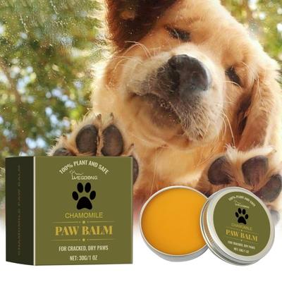 Pet Paw Balm Natural Moisturizer Protective Cream Pet Nose Protector Crack Feet Repair Accessories for Cats Dogs