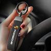 Neuer Wildleder Auto Styling Schlüsselanhänger Anhänger Schlüsselanhänger Geschenke Für Porsche Cayenne Panamera Macan 911 718 Taycan Boxster Cayman 918 Pajun