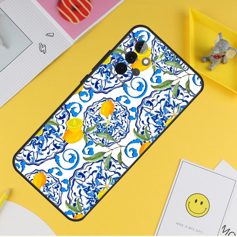 

Чехол для телефона Mediterranean Lemon для Samsung Galaxy A14 A34 A54 A12 A32 A52 A51 A71 A53 A33 A13 A15 A25 A35 A55 Samsung A25