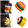 Hamburger Shape Claw Clips Cute Cartoon Food Hair Jaw Clip Acetate Strong Hold Barrettes Thick Thin Hair Styling Tool