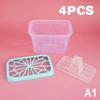 4pcs Large Capacity Moisture Absorber Box Empty Box Dehumidizer Storage Box Reusable For Wardrobes, Bathrooms, Living Rooms