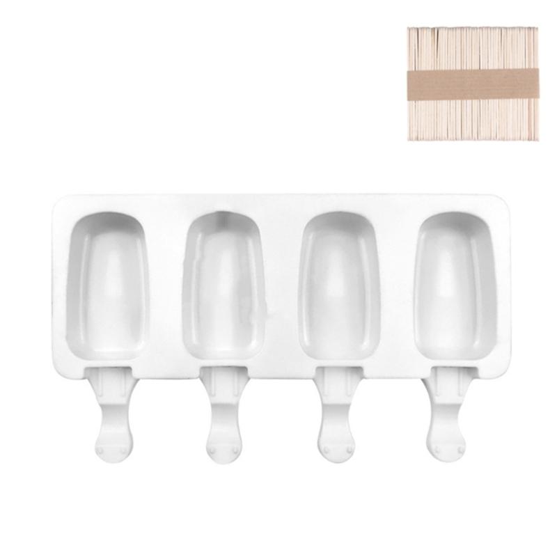Food Grade Silicone Ice Creams Molds Easy Releases Efficient Popsicles Maker Nontoxic Ice Lollies Molds S