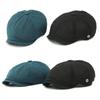 New Solid Color Painter Beret Hats Casual Mesh Octagonal Hat Breathable Duck Tongue Hat Outdoor