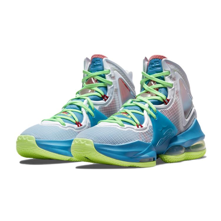 Nike LeBron 19 Dutch Blue Lime Glow GS DD0418-400
