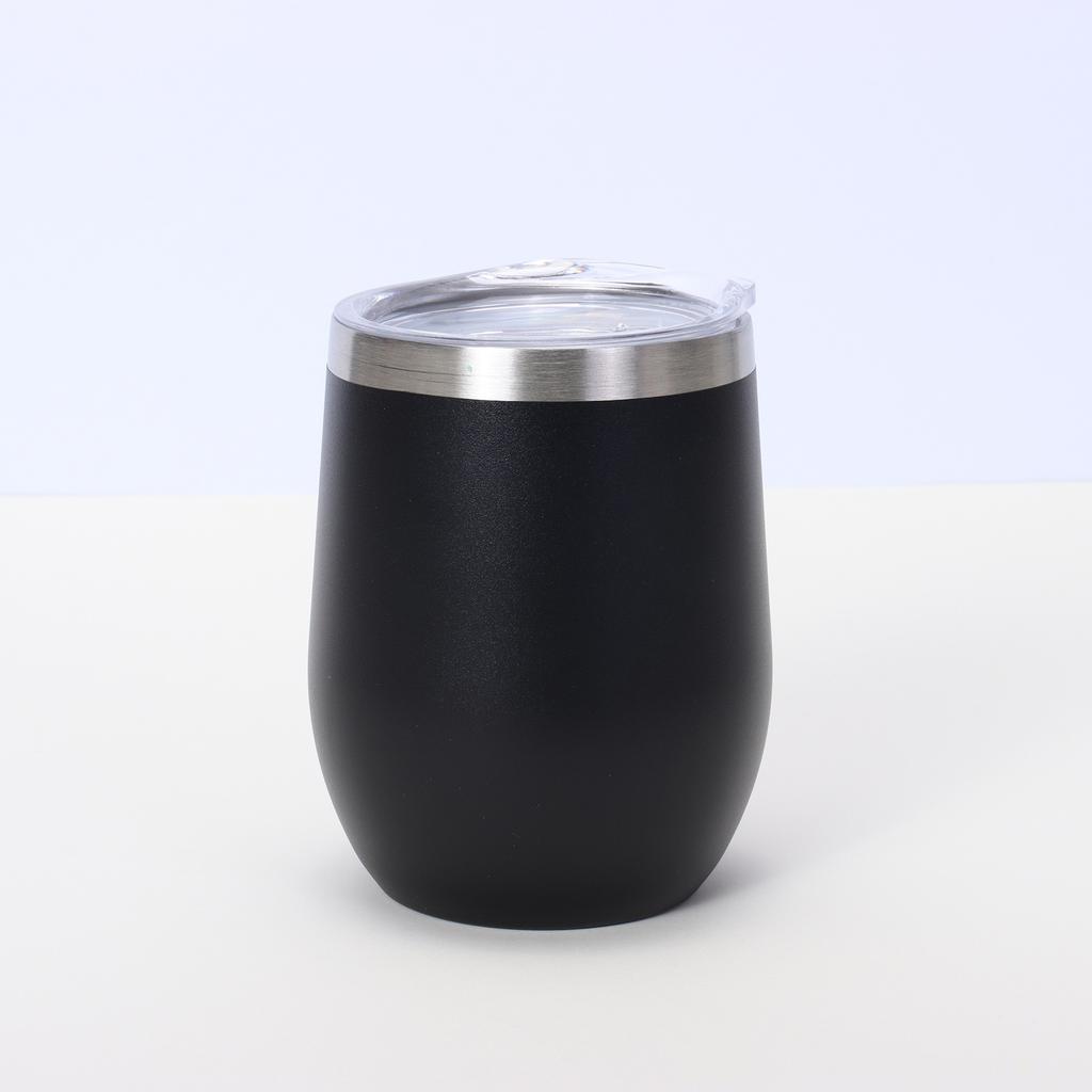 Hot-Selling 12oz Straight Cup Stainless Steel Double Wall Vacuum Insulated Wine Tumbler Straw Travel Office Use Modern