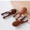 1pc Sandalwood Face Massager Snail Shaped Facial Meridian Massage Tool for Nose Face Eye Relief Relaxation Beauty Skin Care Tool