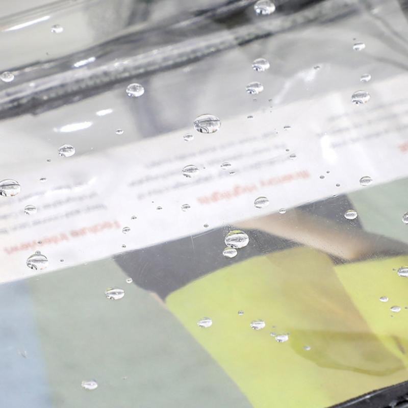 Venkovní vodotěsný průhledný PVC batoh Velkokapacitní cestovní batoh