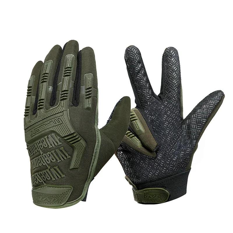 Motorcycle a pairSeals Full Finger Protective Gloves Male  Training Fighting Outdoor Bicycle Riding Camouflage Gloves for Motor