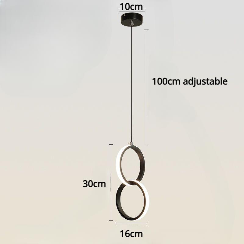 Nordic Moderne Anhänger Lampe Leuchten LED Kronleuchter für Wohnzimmer Schlafzimmer Esszimmer Küche Restaurant