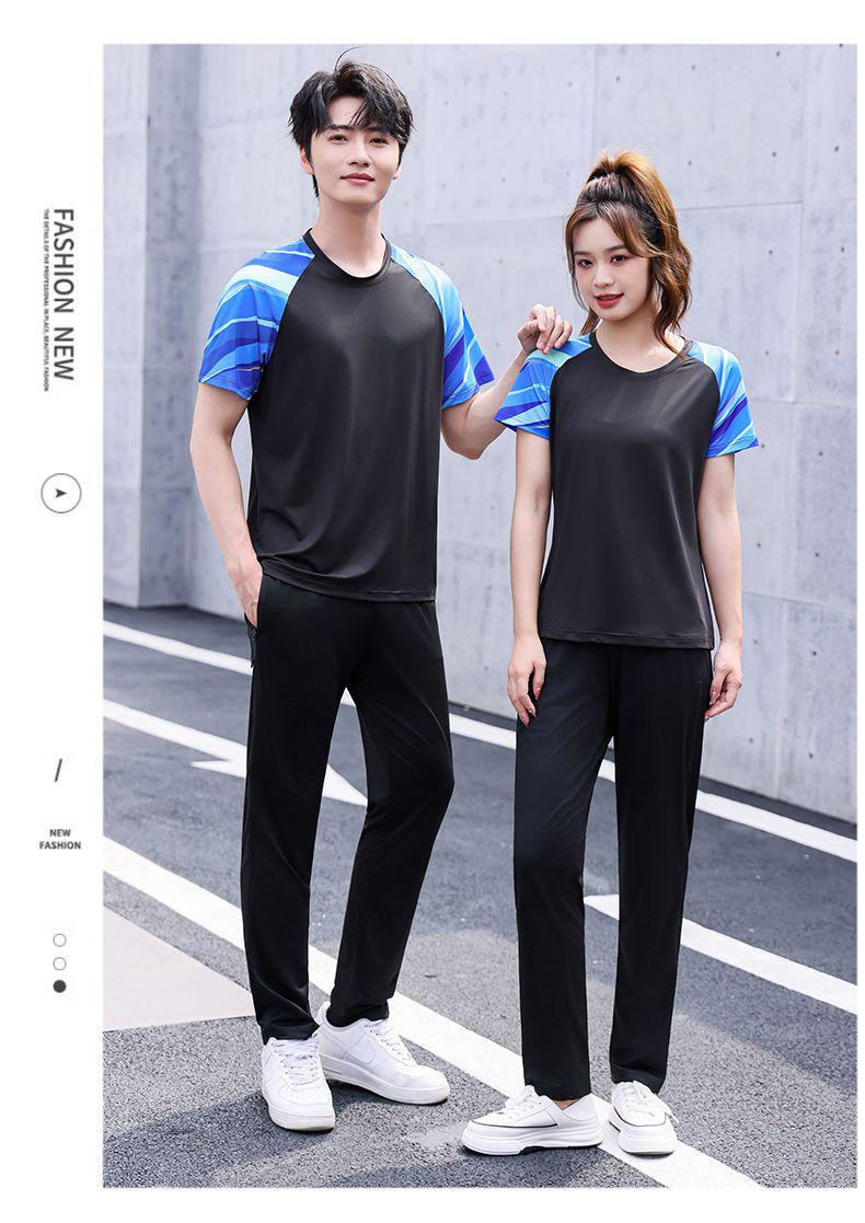 Unisex Quick-Dry Sports Set: Short Sleeve for Table Tennis, Badminton, Volleyball, Tennis - Custom Team Logo Available 6XL