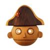 Nutcracker Style EVA Face Mask, Cartoon Puppet Cosplay Costume Prop for Halloween Party Performance