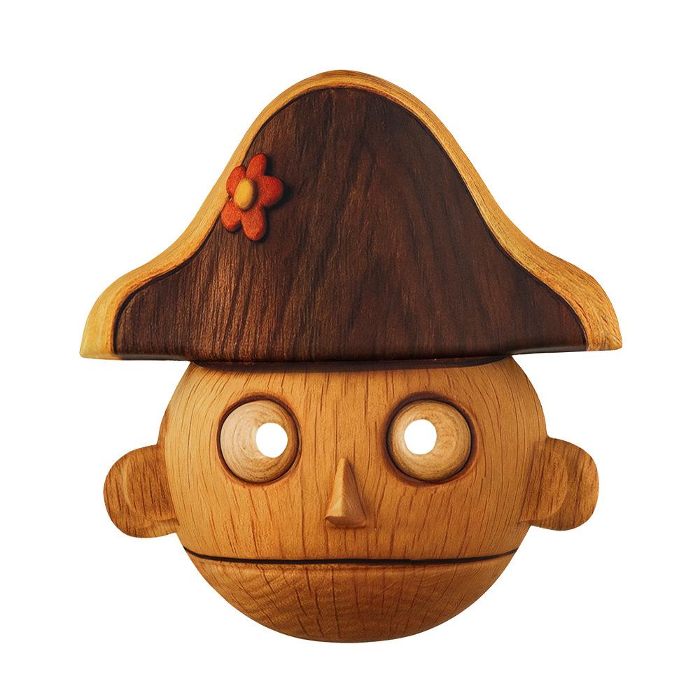 Nutcracker Style EVA Face Mask, Cartoon Puppet Cosplay Costume Prop for Halloween Party Performance