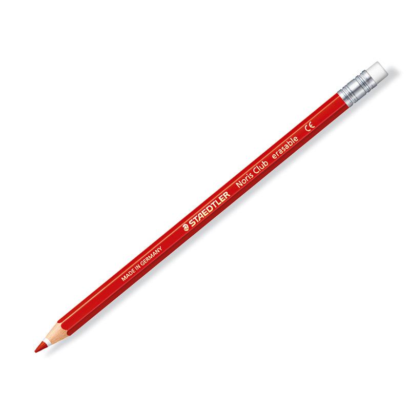 Staedtler 14450 Professional Erasable Pencils with Eraser Tip - Red & Blue HB красный