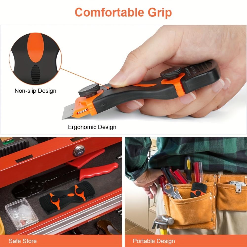 21pcs Razor Blade Scraper Double Edge Razor Scraper Remover Tool with Razor Blades for Labels Stickers Decals Removal Tint Vinyl