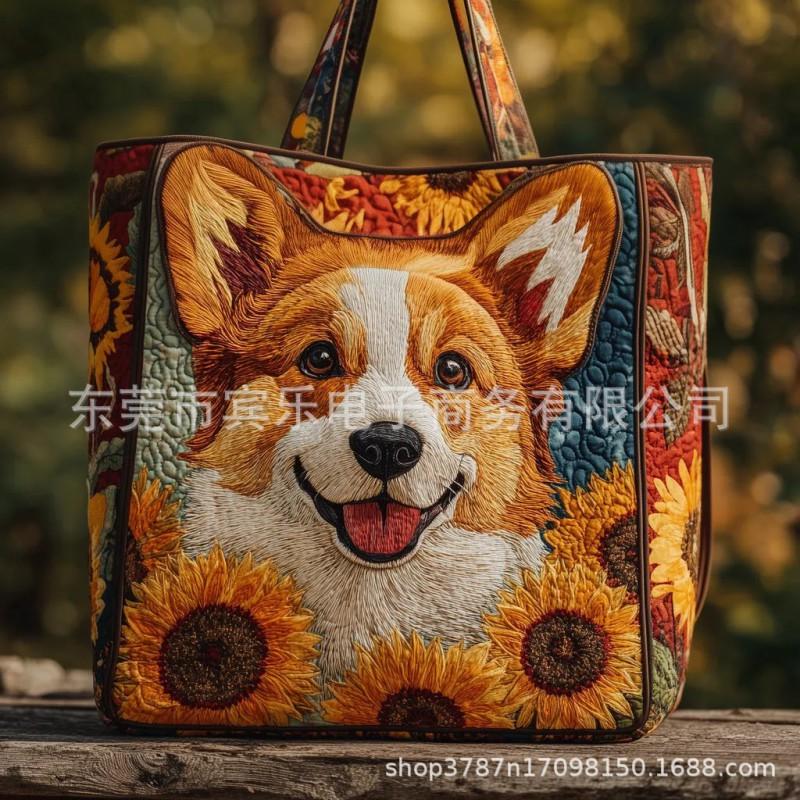 3D Printed Tote Bag Crossbody Women 600D Oxford Fabric Fashion Handbag