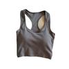 2024 Sportliches scharfes Sommer-Trägertop rückenfrei mit Brustpolstern - figurbetont, pure Lust