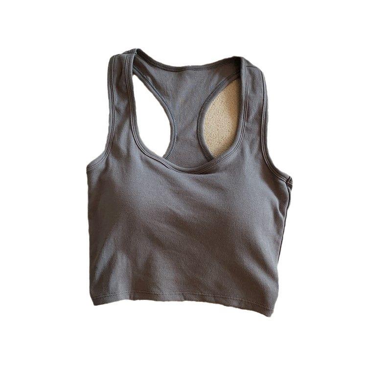 2024 Sportliches scharfes Sommer-Trägertop rückenfrei mit Brustpolstern - figurbetont, pure Lust